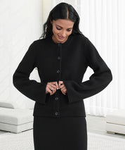 Ultrazacht kasjmier vest - Angelina