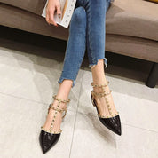 Casual sandalen met spitse teen en klinknagels - Capri