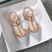 Casual sandalen met spitse teen en klinknagels - Capri
