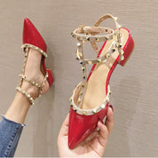 Casual sandalen met spitse teen en klinknagels - Capri
