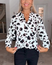 Ketty - V-Hals Kanten Blouse