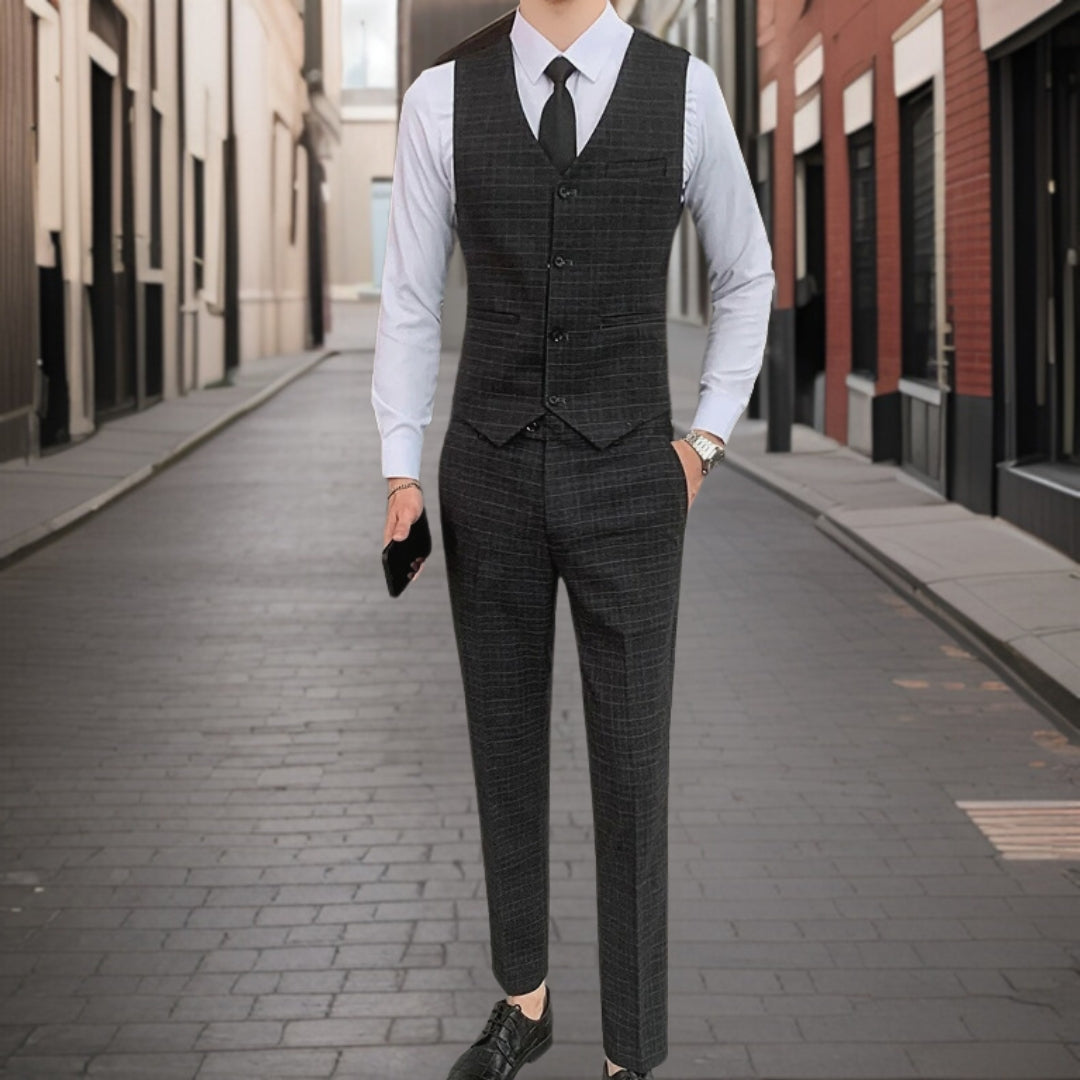 Hoog Kwaliteit 3-delig Elegant Pak - Braylon