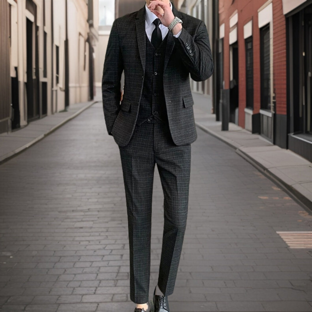 Hoog Kwaliteit 3-delig Elegant Pak - Braylon