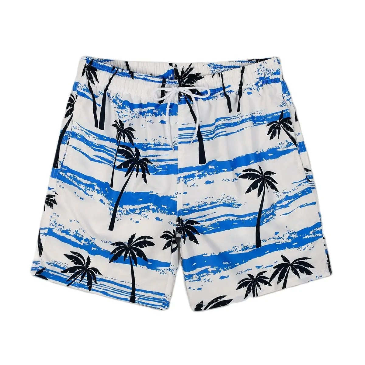 Witte zwemshort met boompatroon - Matias
