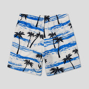 Witte zwemshort met boompatroon - Matias