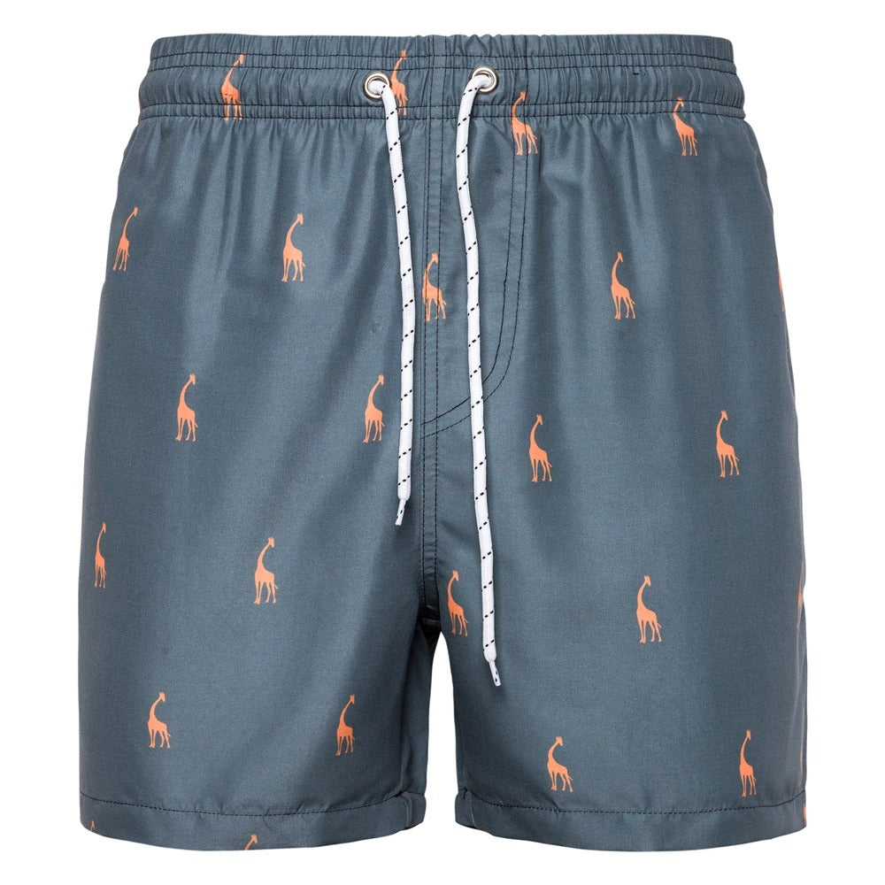 Waterdichte zwemshort met giraffenprint - Cole