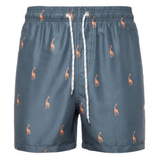 Waterdichte zwemshort met giraffenprint - Cole