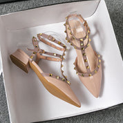 Casual sandalen met spitse teen en klinknagels - Capri