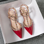 Casual sandalen met spitse teen en klinknagels - Capri