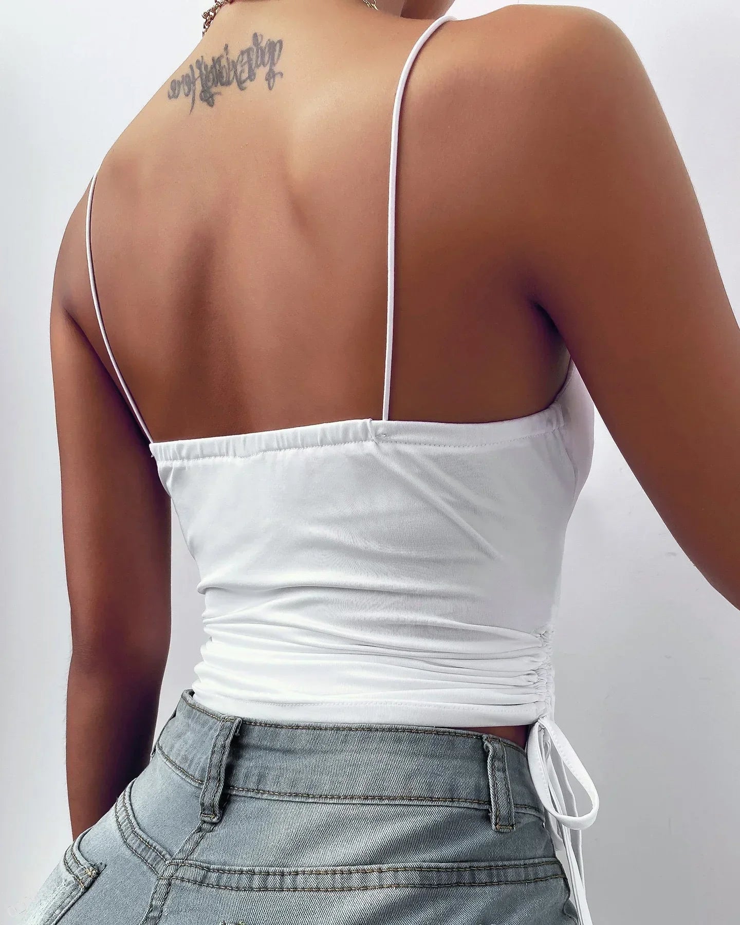 Verstelbare tanktop met schouderbandjes - Melany