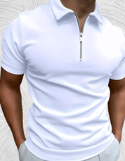 Berlin - Mooi passend poloshirt voor heren met ritssluiting