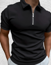 Berlin - Mooi passend poloshirt voor heren met ritssluiting