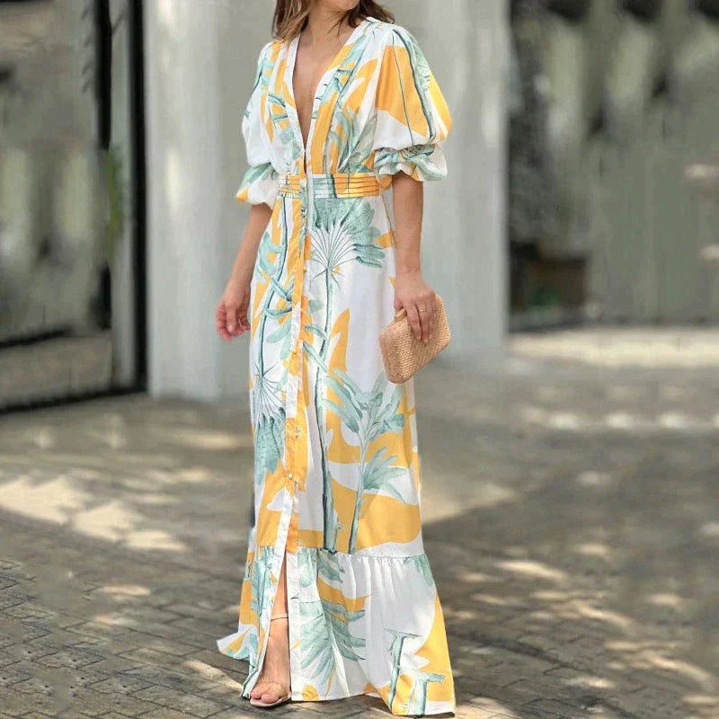 Ellafads-Vestido-largo-de-verano-para-mujer-prenda-elegante-con-estampado-manga-corta-abullonada-cuello-en.jpg_Q90.jpg__2.webp