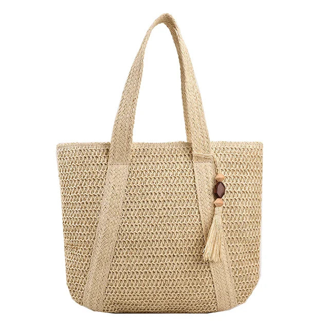 Vrouwelijke zomerse strandtas - Alana