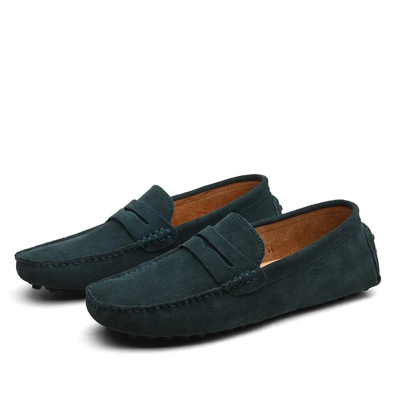 Hugo - suède loafers in Italiaanse stijl