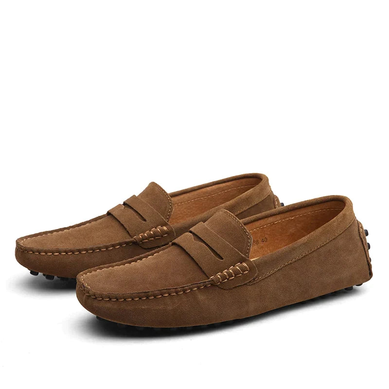 Hugo - suède loafers in Italiaanse stijl