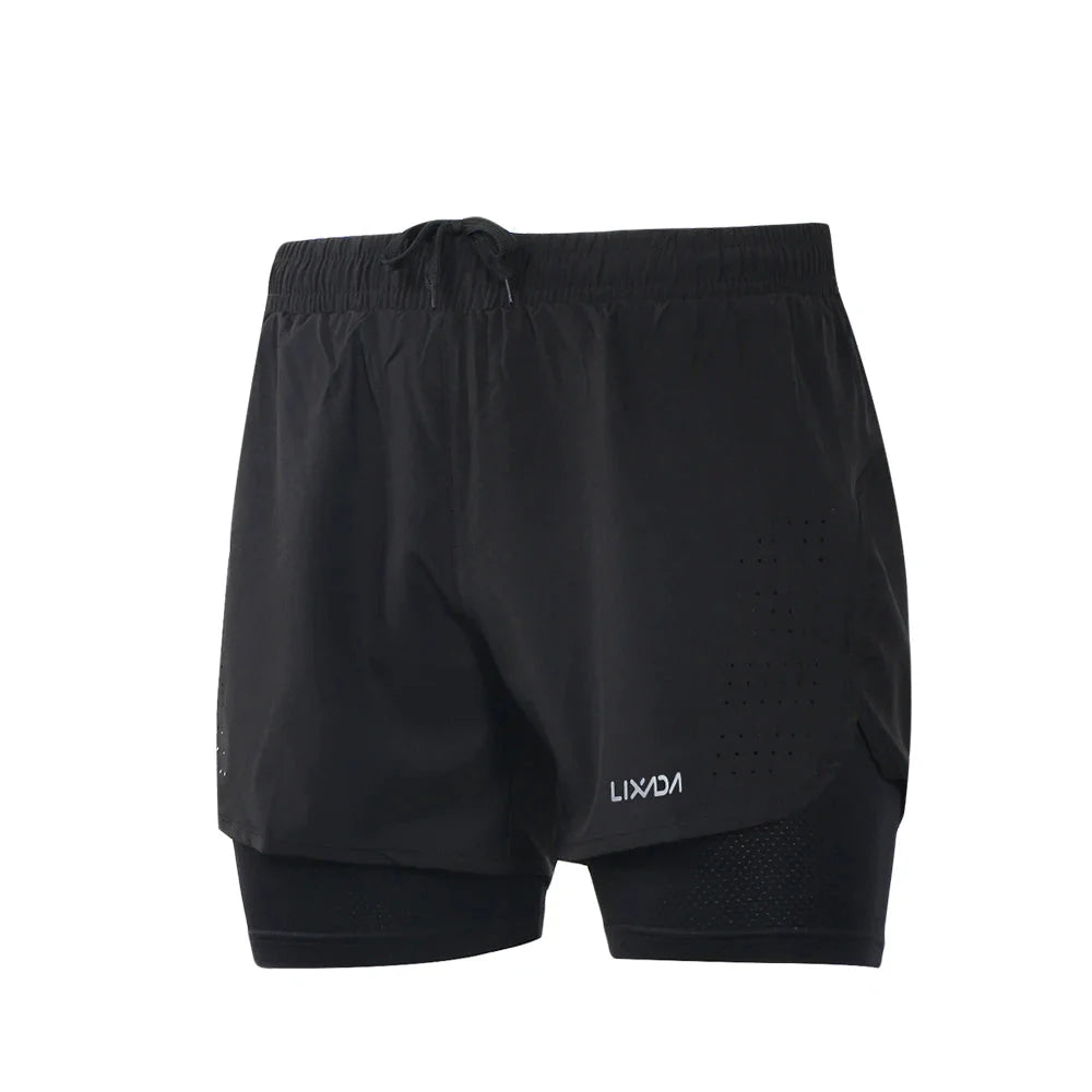 Ademende actieve trainingsshorts voor heren - Cyrus
