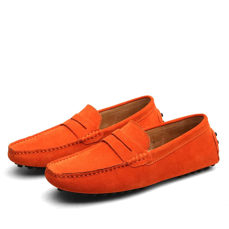 Hugo - suède loafers in Italiaanse stijl