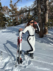 Stijlvol winter skipak met riem - Itzel