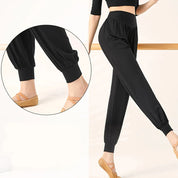 Zachte stretchy yogabroek met hoge taille - Winnie