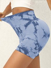 3-delige trendy fitness tie dye shorts - Amani
