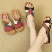 Zomerse sandalen met open teen - Leona
