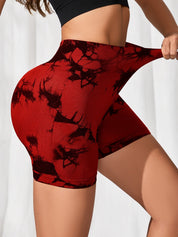 3-delige trendy fitness tie dye shorts - Amani