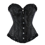 Vintage jacquard korset - Kyla