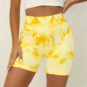 3-delige trendy fitness tie dye shorts - Amani