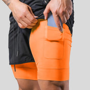 Twee-in-één sportshorts - Derek