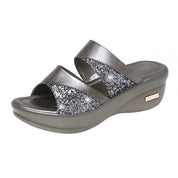 Zomerse gouden open sandalen - Reyna