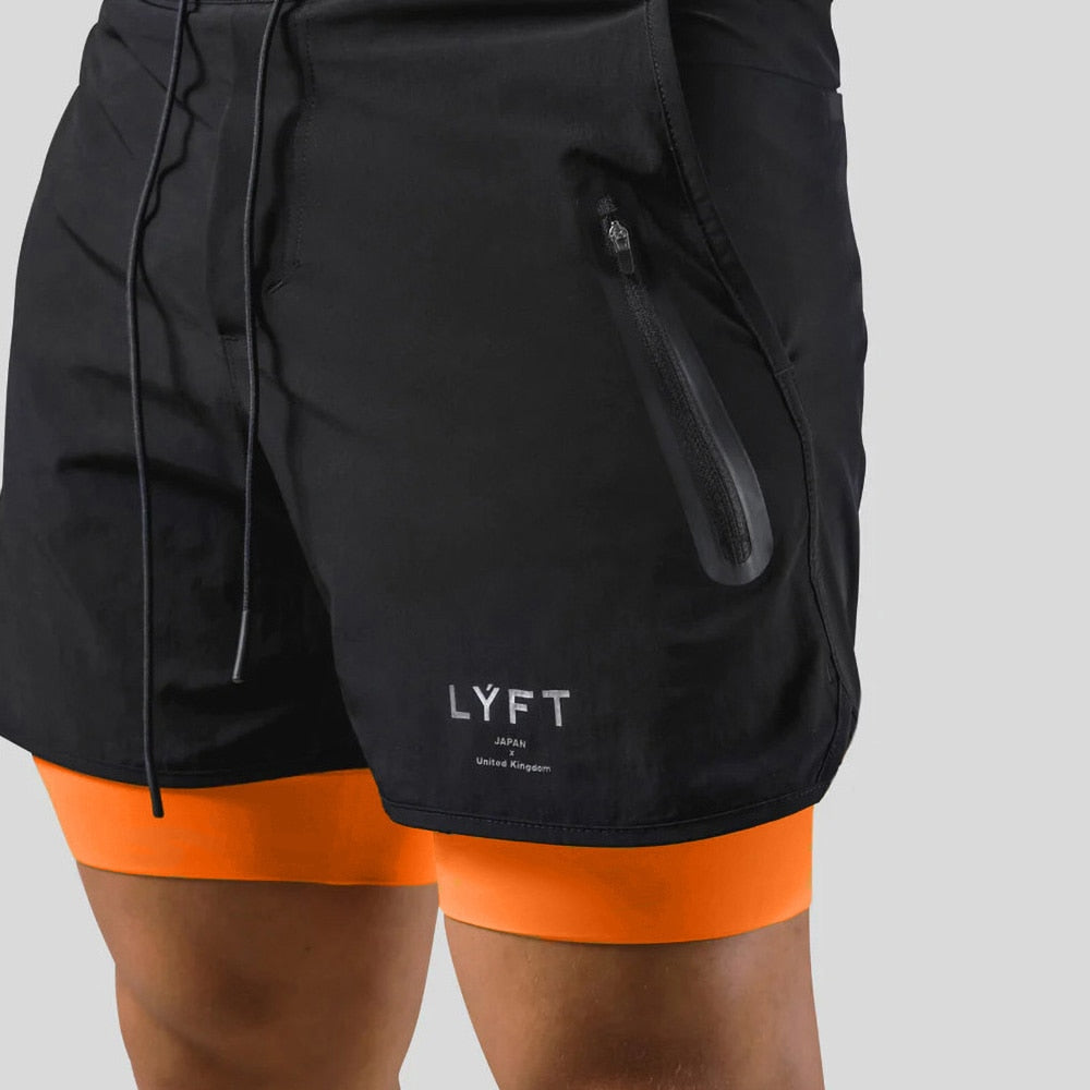 Twee-in-één sportshorts - Derek