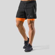 Twee-in-één sportshorts - Derek
