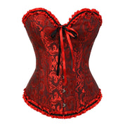 Vintage jacquard korset - Kyla