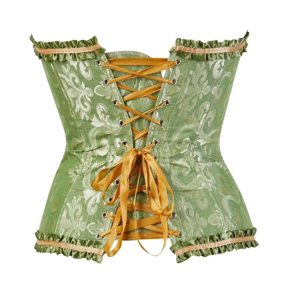 Vintage jacquard korset - Kyla