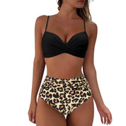 Elionne - Damesstrandbikini met hoog uitgesneden zwembroekje