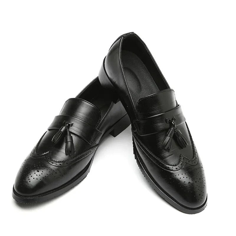 Yori - Orthopedische Klassieke Herenbrogues met Kwastjes