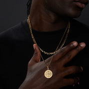 Kompashanger met gelaagde ketting - Jorge