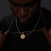 Kompashanger met gelaagde ketting - Jorge