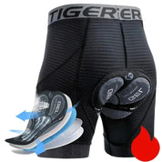Ademende mesh fietsshort met gelpad - Angelo