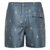Waterdichte zwemshort met giraffenprint - Cole