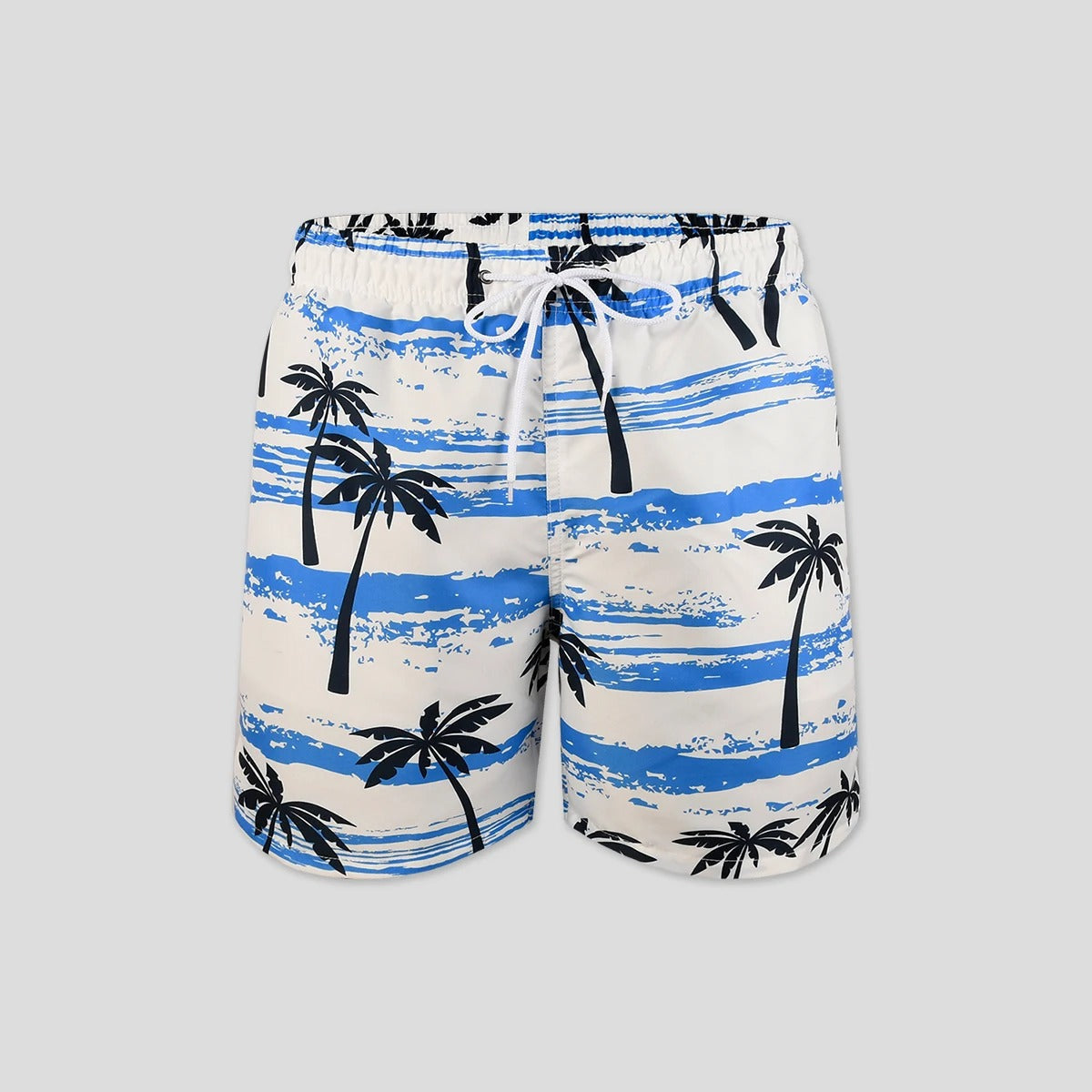 Witte zwemshort met boompatroon - Matias