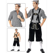 Traditionele leren broek - Christopher