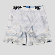 Witte zwemshort met boompatroon - Matias