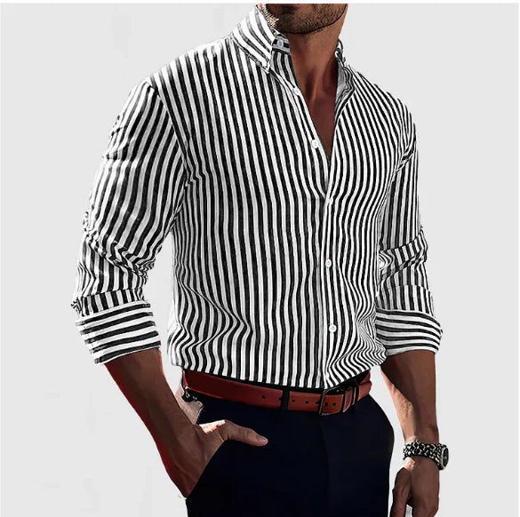 Trendy en comfortabel gestreept overhemd - Alexander