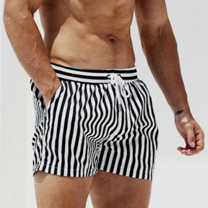 Gestreepte zwemshorts voor mannen - Ashton