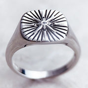 Vintage zegelring met ster - Rosie