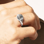 Vintage zegelring met ster - Rosie