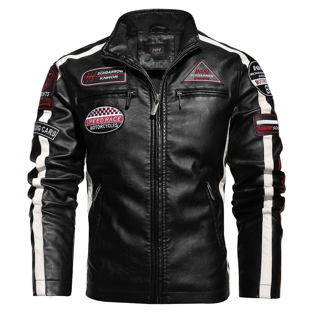 Vintage motorjack voor heren - Bryson