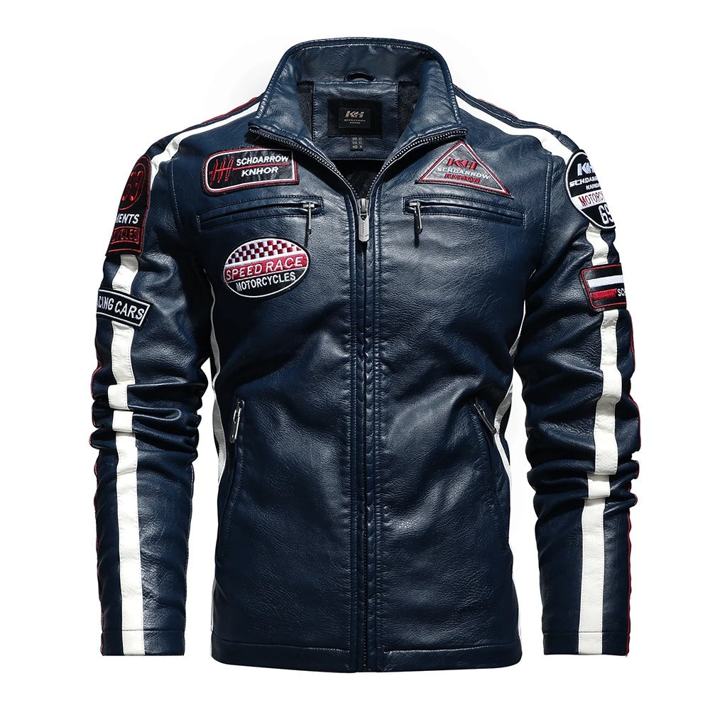 Vintage motorjack voor heren - Bryson